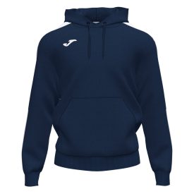 Kapucnis pamut felső navy white