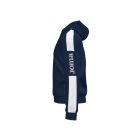 Kapucnis pamut felső navy white