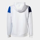 Joma CREW V ZIP-UP HOODIE WHITE ROYAL
