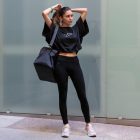 Joma STREET LONG TIGHTS BLACK