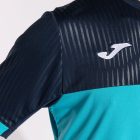 Montreal t-shirt fluor turquoise-navy teniszpóló