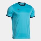 Joma combi premium fluor turquise dark navy tshirt