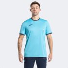 Joma combi premium fluor turquise dark navy tshirt