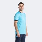 Joma combi premium fluor turquise dark navy tshirt
