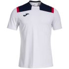 Joma TOLEDO SHORT SLEEVE T-SHIRT WHITE NAVY
