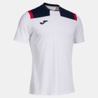 Joma TOLEDO SHORT SLEEVE T-SHIRT WHITE NAVY