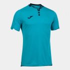 Joma GOLD IV SHORT SLEEVE T-SHIRT FLUOR TURQUOISE-NA