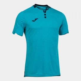 Joma GOLD IV SHORT SLEEVE T-SHIRT FLUOR TURQUOISE-NA