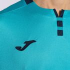 Joma GOLD IV SHORT SLEEVE T-SHIRT FLUOR TURQUOISE-NA