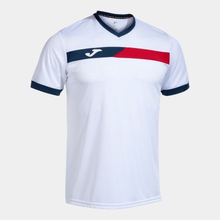 Court t-shirt white-red-navy
