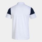 Joma CREW V SHORT SLEEVE POLO WHITE NAVY