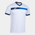 Court t-shirt white-royal-navy