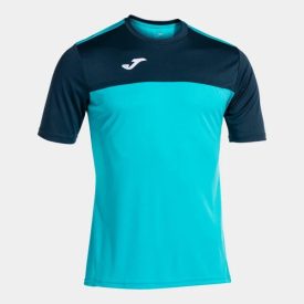 Joma winner t-shirt fluor-turquise-navy