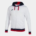 Joma zipup hoodie white navy