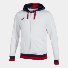 Joma zipup hoodie white navy