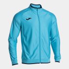 Joma combi premium full zip fluor turquise dark navy