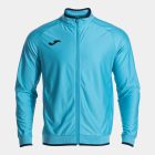 Joma combi premium full zip fluor turquise dark navy