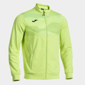 Joma court fullzip lime